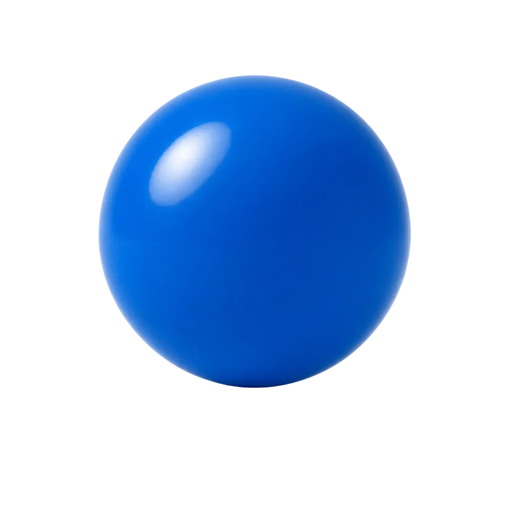 Blue ball pit ball
