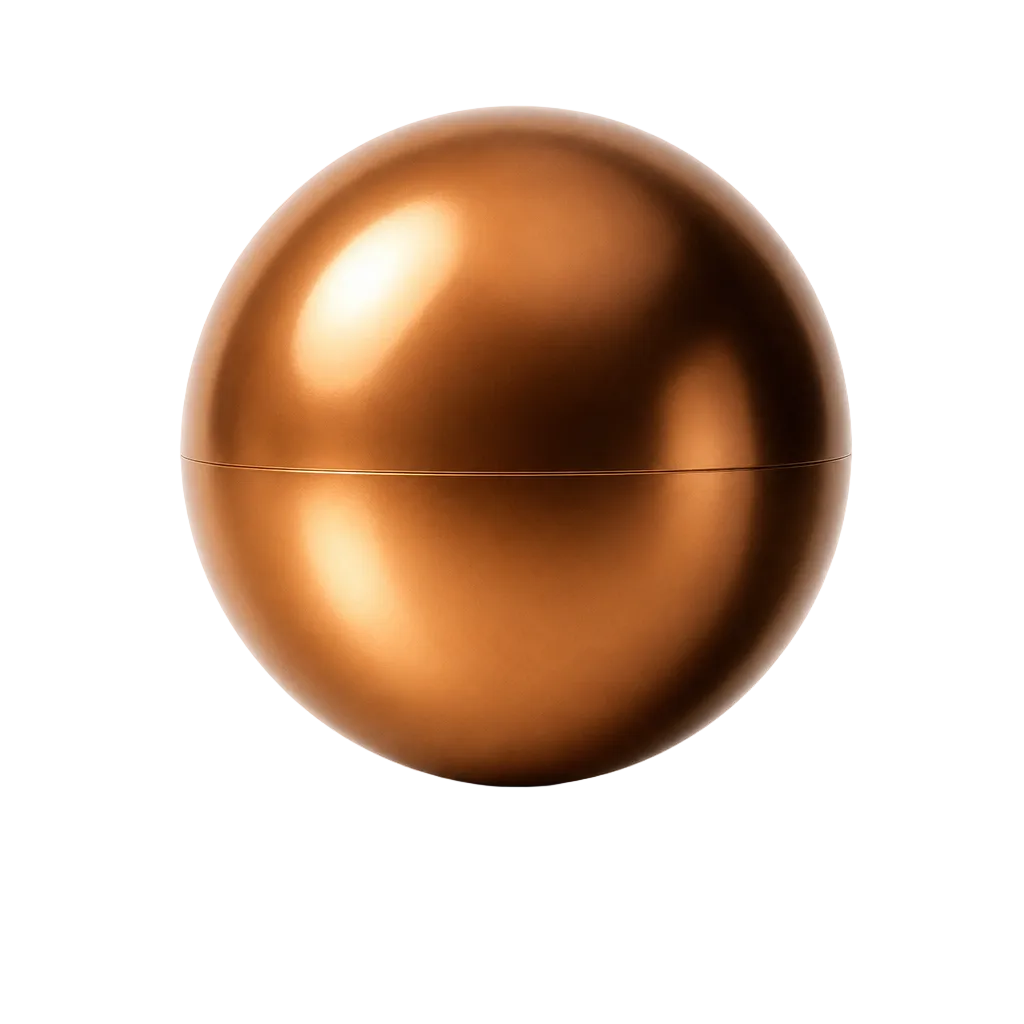 Bronze ball pit ball