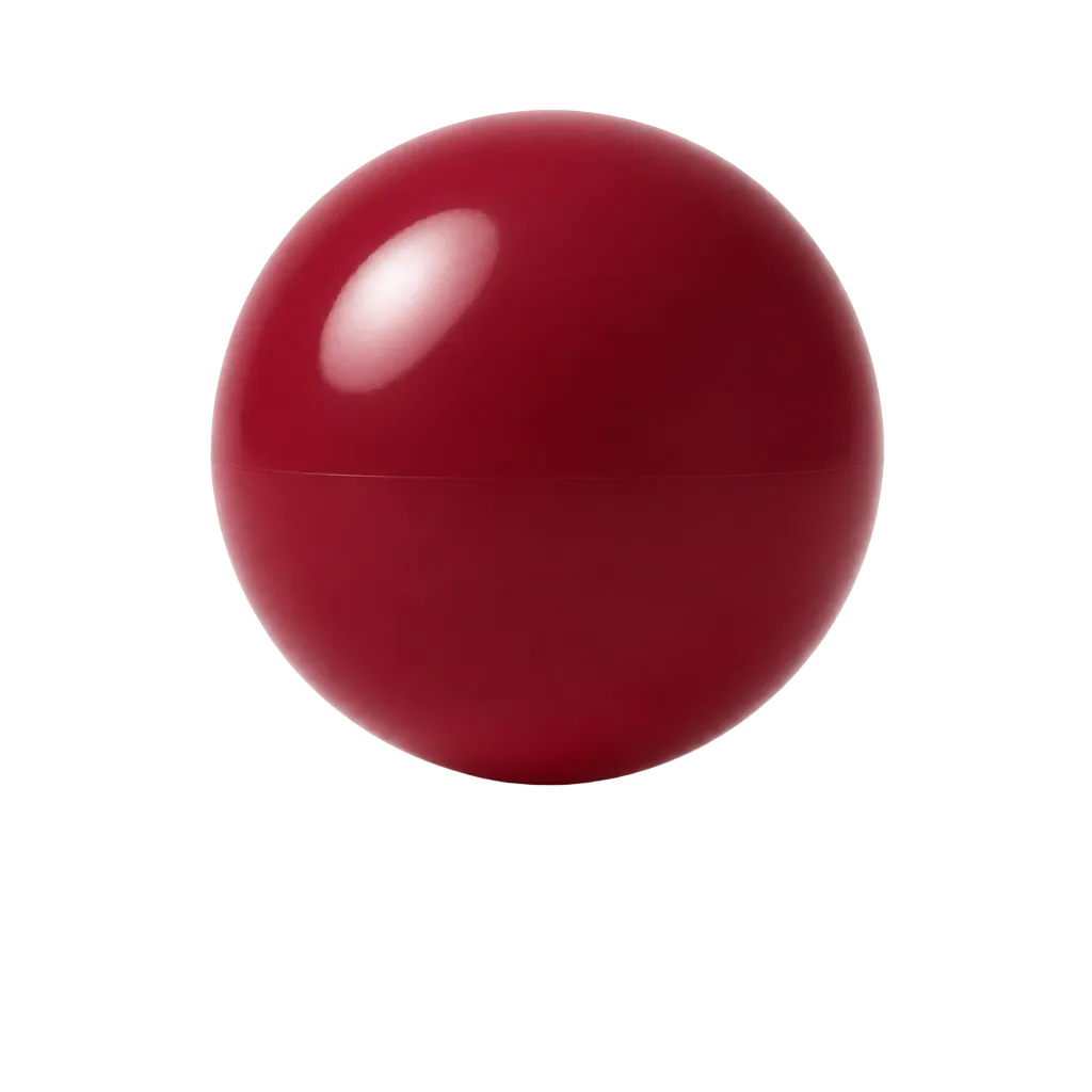 Burgundy ball pit ball