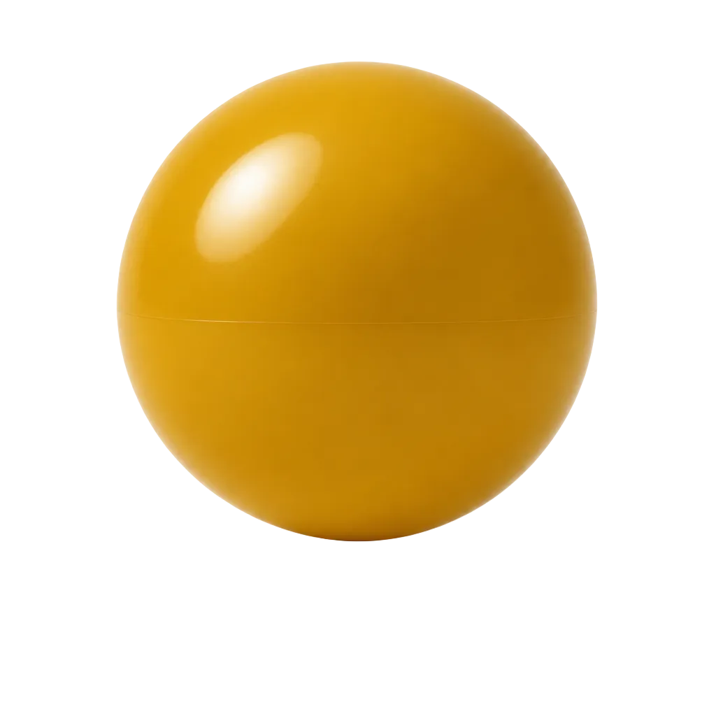Mustard ball pit ball