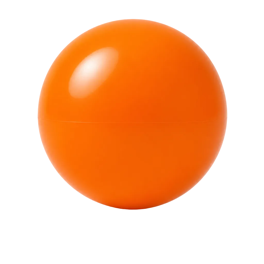 Orange ball pit ball