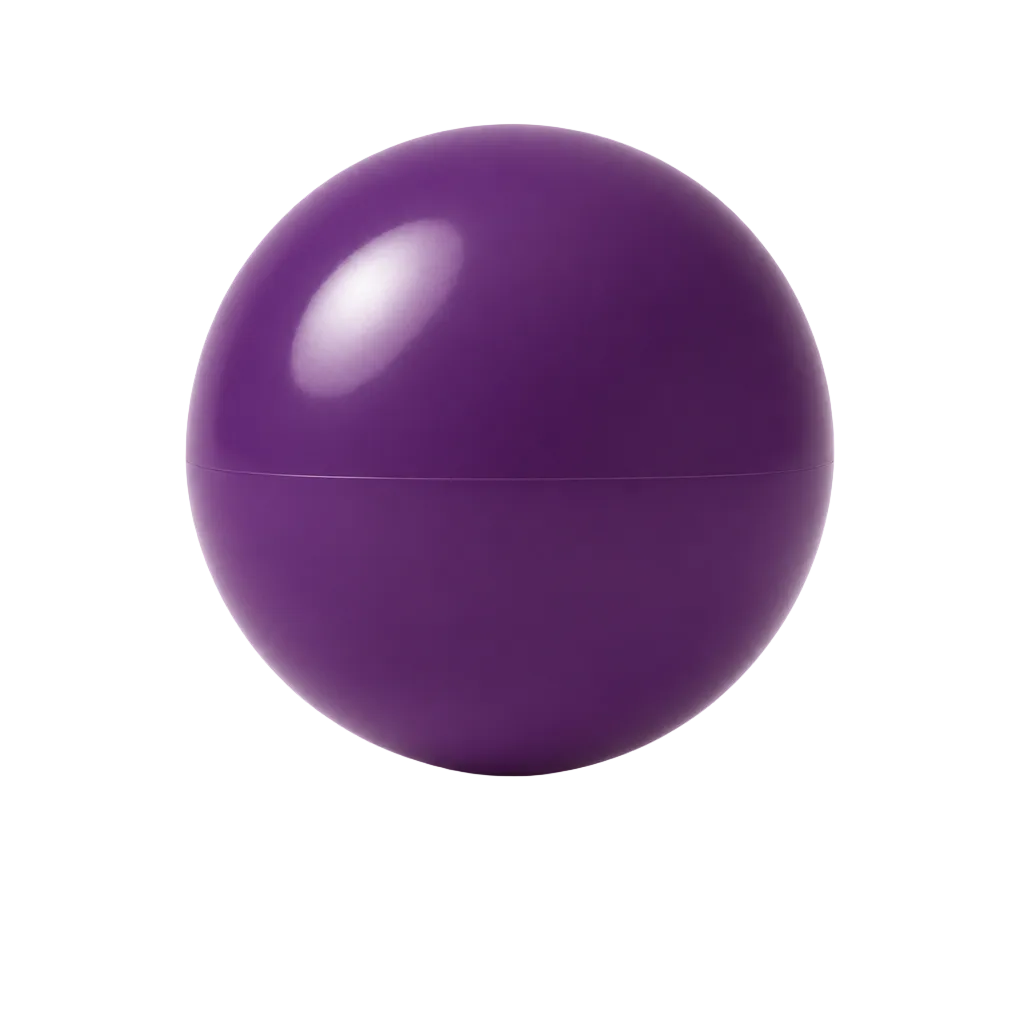 Plum ball pit ball
