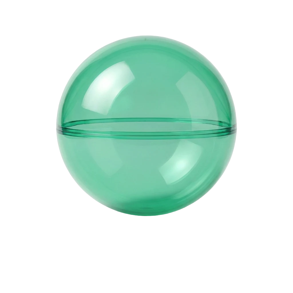 Transparent Green ball pit ball