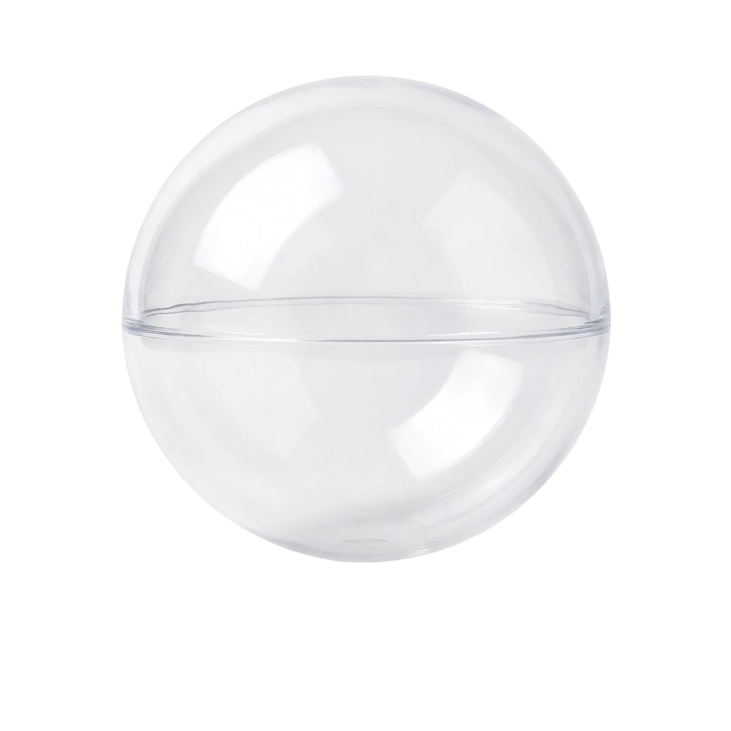 Transparent ball pit ball